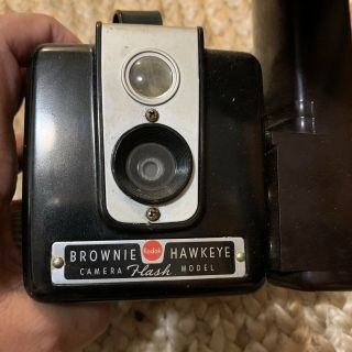 Vintage Old Antique Kodak Brownie Hawkeye camera Flash Model 2