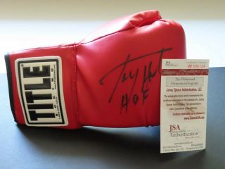 Larry Holmes Signed Auto Autograph Boxing Glove With Jsa L15