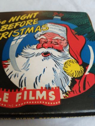 Vintage 16mm Film The Night Before Christmas 807 Santa Castle Films 2