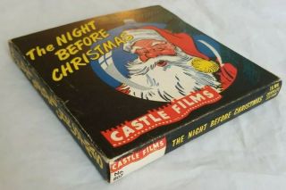 Vintage 16mm Film The Night Before Christmas 807 Santa Castle Films 3