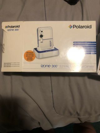 Polaroid Izone 300 Camera And All Cords 3.  2 Megapixel Digital