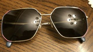 Neostyle Vintage Eyeglass Frame College 40/457 56 - 14 - 130 Gold Teal Pink