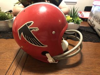 Vintage Rawlings Atlanta Falcons Air - Flo Football Helmet Hnfl Large U.  S.  A.