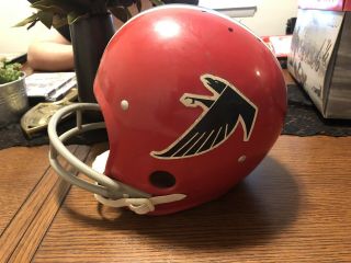 Vintage Rawlings Atlanta Falcons Air - Flo Football Helmet HNFL Large U.  S.  A. 2