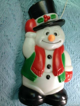 Vintage 1999 Christmas Empire 18 " Snowman Blow Mold W/light Cord 2
