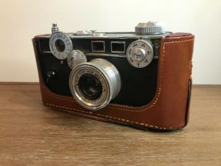 Vintage ARGUS C3 35mm Camera with f/3.  5 50mm Cintar Lens PARTS/ REPAIR / 3