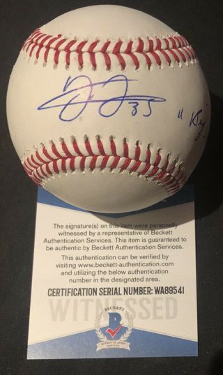 Frank Thomas Chicago White Sox Autographed Signed Baseball Beckett Big Hurt