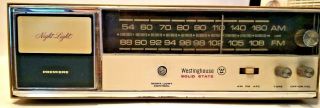 Vintage Westinghouse 231xn8 Tube Type Am Radio Usa Made - Great