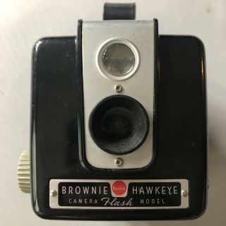 Eastman Kodak Brownie Vintage Hawkeye Box Camera Flash Model 620 Film