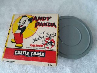 Andy Panda " Mousie Comes Home " A Walter Lantz Cartoon Castle Films 8mm No.  484