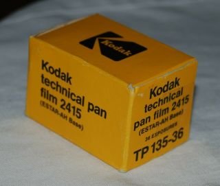 Kodak Technical Pan Film 2415 Tp 135 - 36 - 4/1982