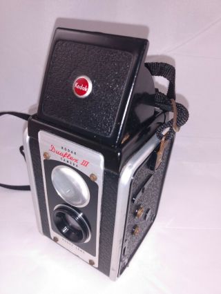Vintage Kodak Duaflex Iii Camera Kodet Lens Uses 620 Film Made In Usa