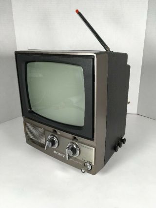 Vintage Sony - Solid State Television Crt Portable Tv - 970 Repair