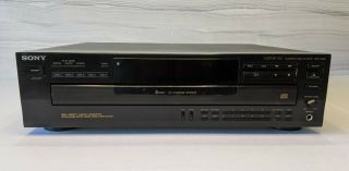 Vintage - 1994 Sony Cdp - C445 Cd Player 5 Disc Changer No Remote