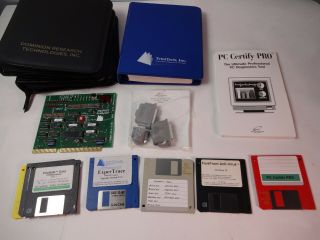 Vintage Computer Testing Equipment Omnipost Analyzer,  Pc Certify Pro,  Trinitech