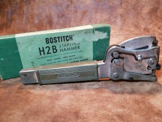Vintage Bostitch H2b Stapling Hammer Tacker Stapler