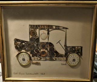 L Kersh ROLLS ROYCE CAR Landaulette 1903 Vintage London / Watch Parts Collage 2