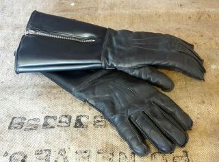 Vintage 60s Motorcycle Bike Gauntlets Gloves,  Hot Rat Rod,  Cafe Racer,  Bobber