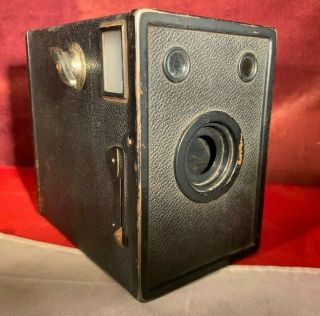 Vintage Agfa Ansco D - 6 Cadet Box Camera
