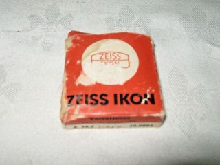 Old Boxed German Carl Zeiss Ikon Proxar 909 Close Up Lens Filter A 28.  5 F - 0.  3