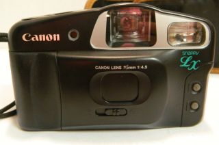 Vintage Canon Snappy Lx Point & Shoot 35mm Camera