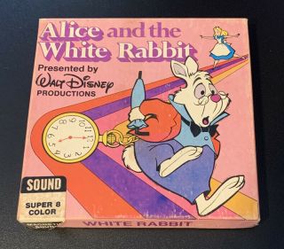 Alice And The White Rabbit 8mm Home Movie By Walt Disney Productions