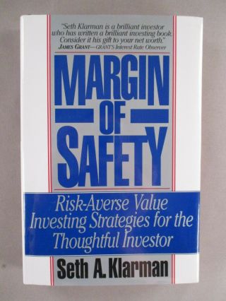 Margin Of Safety - Seth Klarman - 1991 1st Edition / 1st Printing