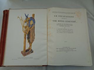 1934 Woolley Ur Excavations 2 Vols Plates Egyptian Archaeology