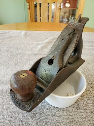 Vintage Stanley/ Bailey No.  4 With A Smooth Bottom.  Needs A Good Cleaning.
