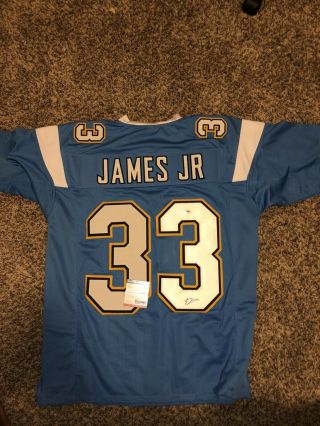 Nfl Los Angeles Chargers Derwin James 33 Autographed/signed Jersey W Rookie