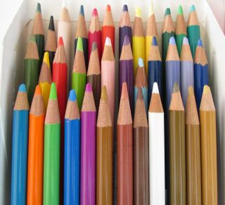 Vintage Derwent Colour Pencils Box of 36 Series No.  19 England Assortment Art 3