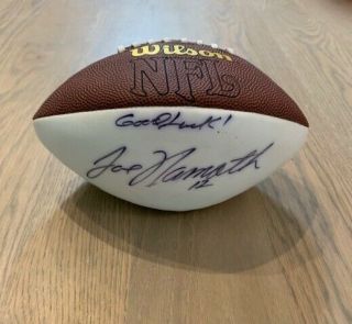 Joe Namath Autographed Mini Football