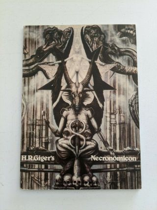 Very Rare 1st Edition 1977 H.  R.  Giger Necronomicon Salvatore Dali Edition