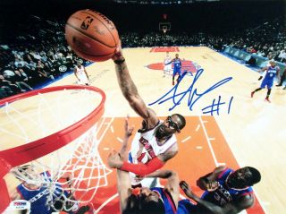 Amare Stoudemire York Knicks Signed 11x14 Photo Psa/dna Cert Ac63790