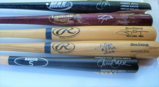 Game Tampa Bay Rays Autographed Jorge Cantu Max Bat/name & Team Inscribed