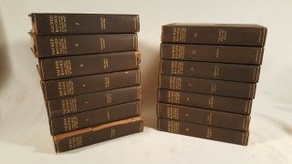 Antique 1917 Sacred Books & Early Literature Of The East Complete 14 Volume Set