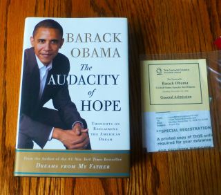 Barack Obama - The Audacity Of Hope - Hc Signed 1st Ed,  1st Printing Dj