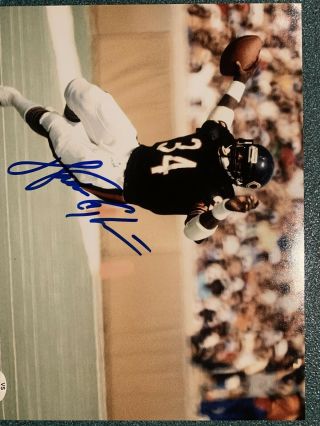 Chicago Bears 34 Walter Payton Signed Autograph With