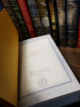 Steven Erikson; Bonehunters; Signed Numbered; Book Six; Subterranean Press 3