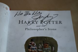 JK Rowling,  Harry Potter and the Philosopher ' s Stone,  UK signed first edition 2