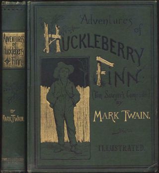 The Adventures Of Huckleberry Finn Mark Twain 1st Us Edition 1st State 1885 - 6