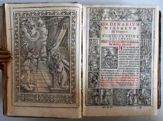 1576 Latin Book Of Common Prayer Missal Order Of Masses Woodcuts 13 Plates