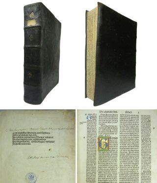 De Civitate Dei [the City Of God] By St Augustine Of Hippo 1505 Post - Incunable