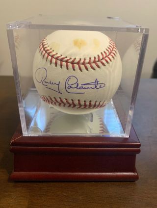 Rocky Colavito Cleveland Indians Signed Autographed Omlb Baseball Psa/dna