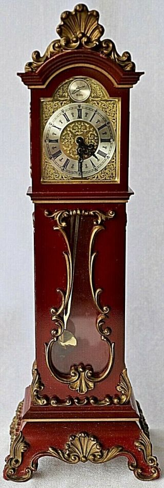 Vintage Retro Miniature Grandfather Clock 33 Cm High
