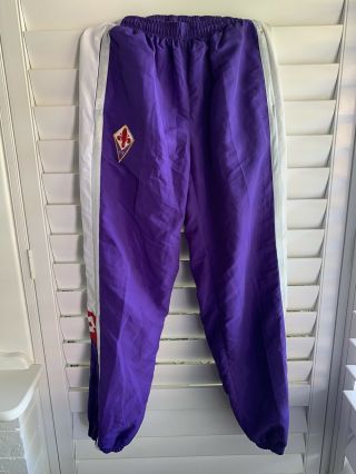 Vintage Fiorentina Track Pants Lotto Mens M - L