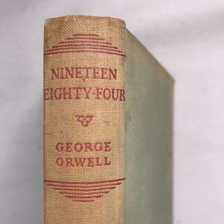 Nineteen Eighty - Four George Orwell 1st Ed Uk 1949 Secker And Warburg Aka 1984