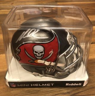 Mike Evans Signed Mini Helmet Tampa Bay Buccaneers