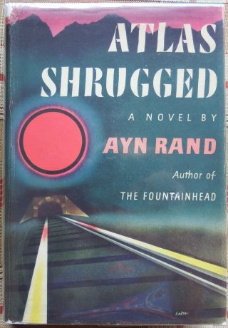 Atlas Shrugged By Ayn Rand 1957 Random House Ny 1st Printing Vg,  /g