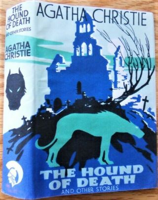 1933 Agatha Christie Signed The Hound Of Death,  Uk First Printing,  Dust Jacket